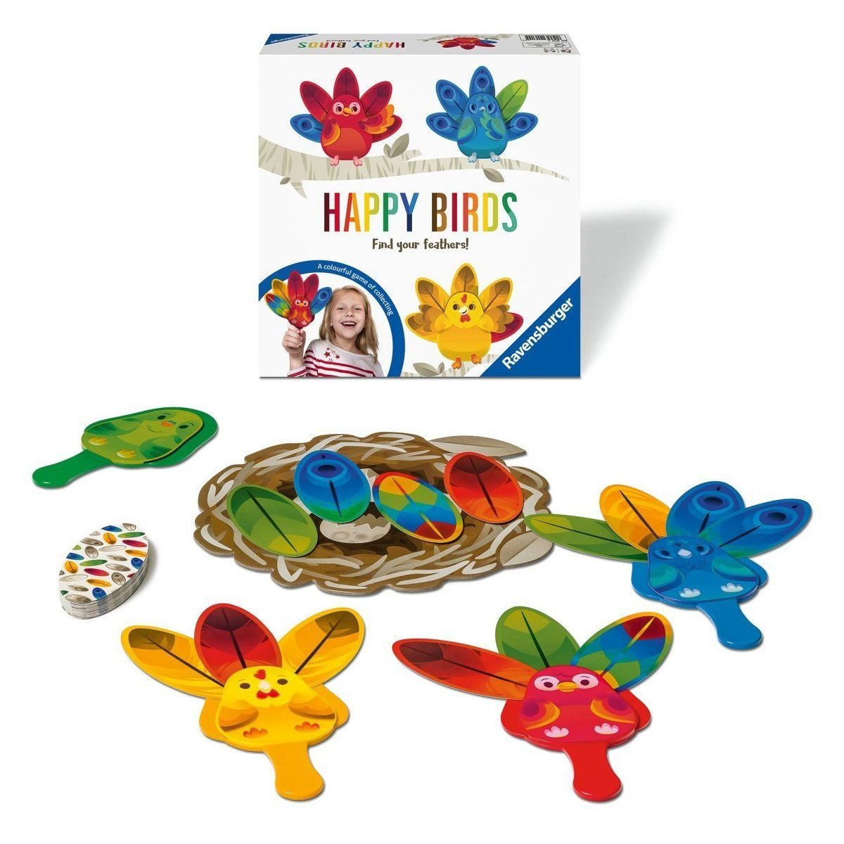 206155  Happy Birds -Ravensburger 206155  Happy Birds -Ravensburger