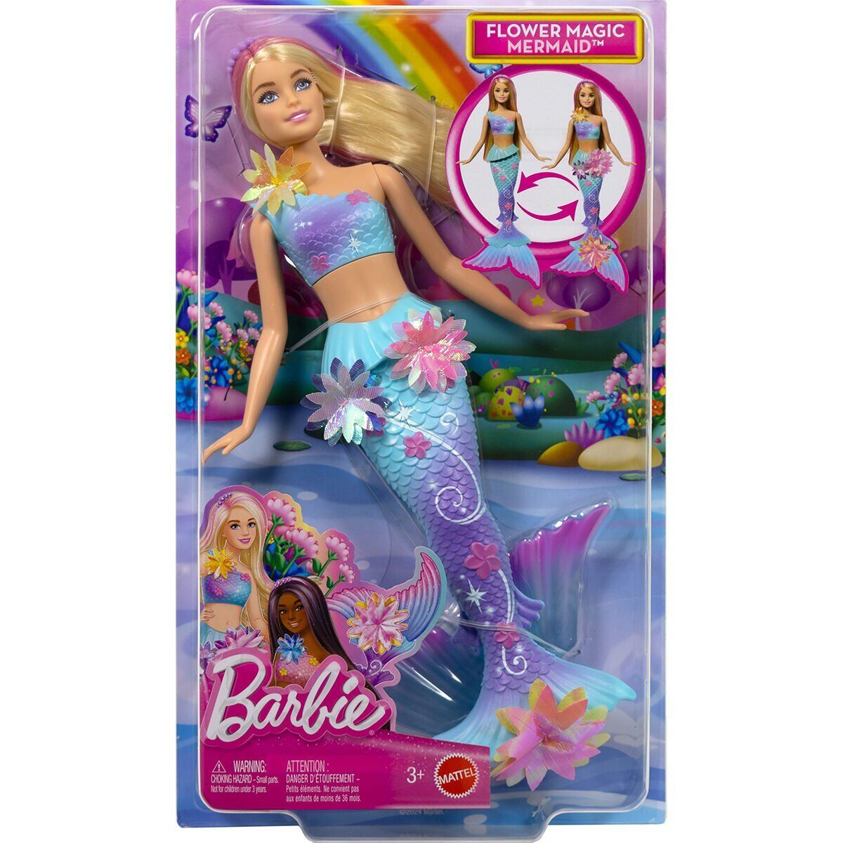 Jdm72  Büyülü Çiçekler Deniz Kızı - Flower Magic Mermaid