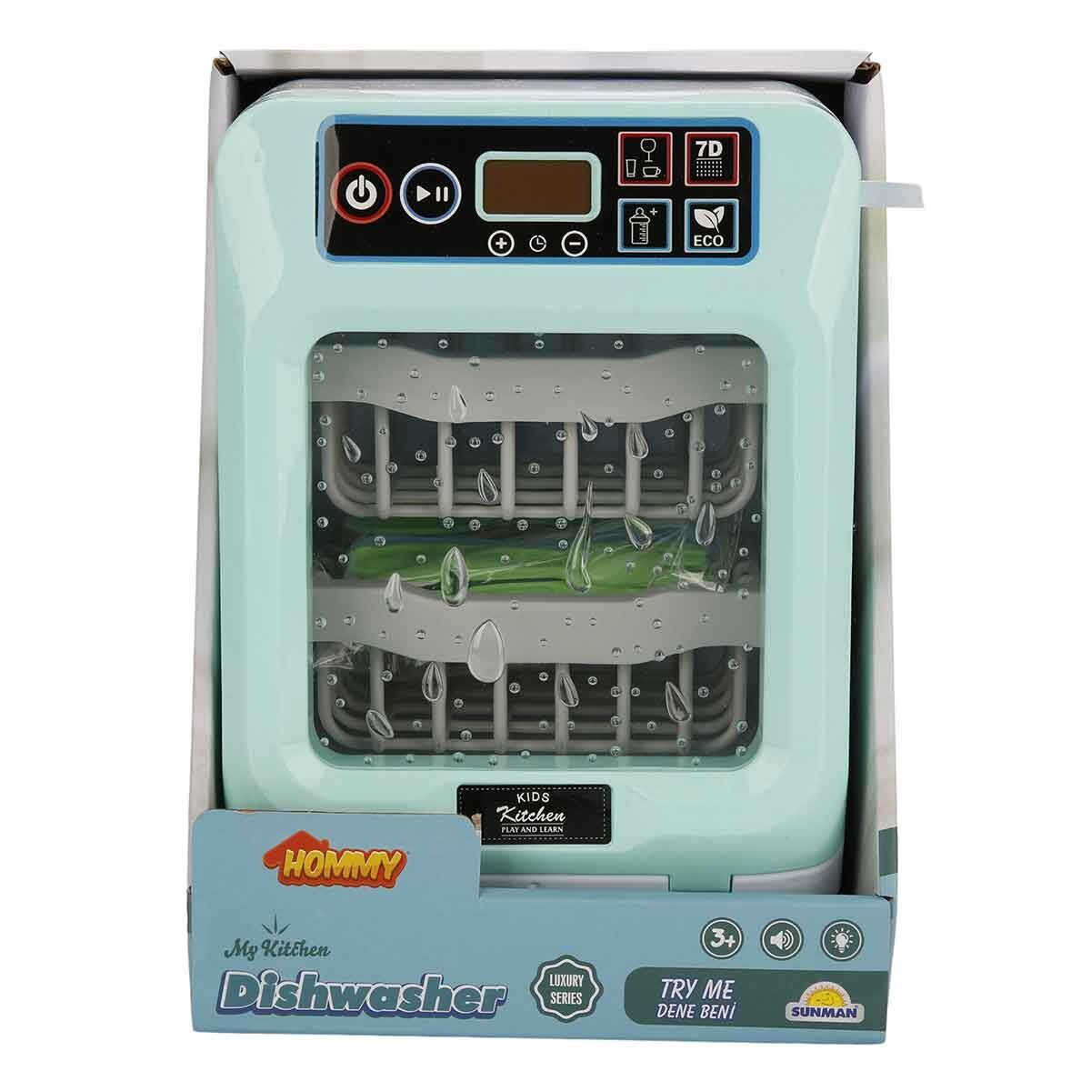 Hommy Sesli ve Işıklı Yeşil Bulaşık Makinesi - S00003012