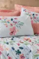 Cotton Box Modeline Çift Kişilik Nevresim Takımı Bluebell Somon