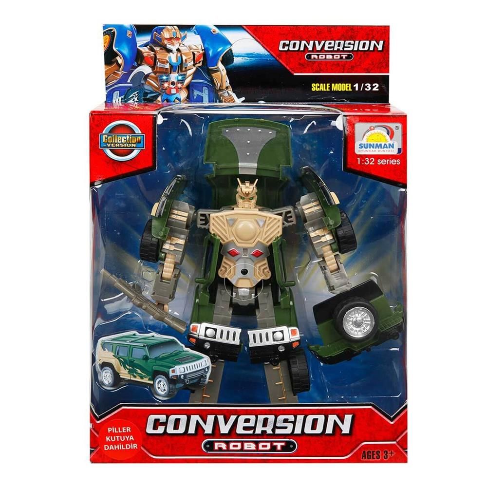 S00081234 1/32 Robot Transformer Ses/Işk 10A -Sun S00081234 1/32 Robot Transformer Ses/Işk 10A -Sun