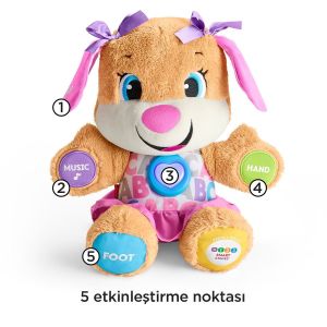 FPP83 Fisher-Price® Yaşa Göre Gelişim Eğtici Köpekçiğin Kız Kardeşi 