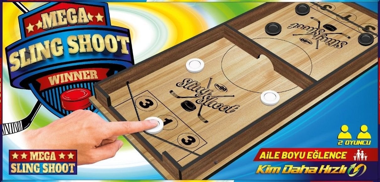 Sling Shoot Ahşap Masa Oyunu