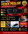 Six Ped yedek pedleri ile cihazınızı yenileyin, antrenman gücünü artırın.