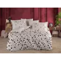 Hobby Çift Kişilik Poplin Nevresim Venüs Siyah