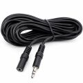 Elektromer EL-8942 Siyah 3.5mm Stereo Erkek/Dişi 10 Metre Uzatma Kablo