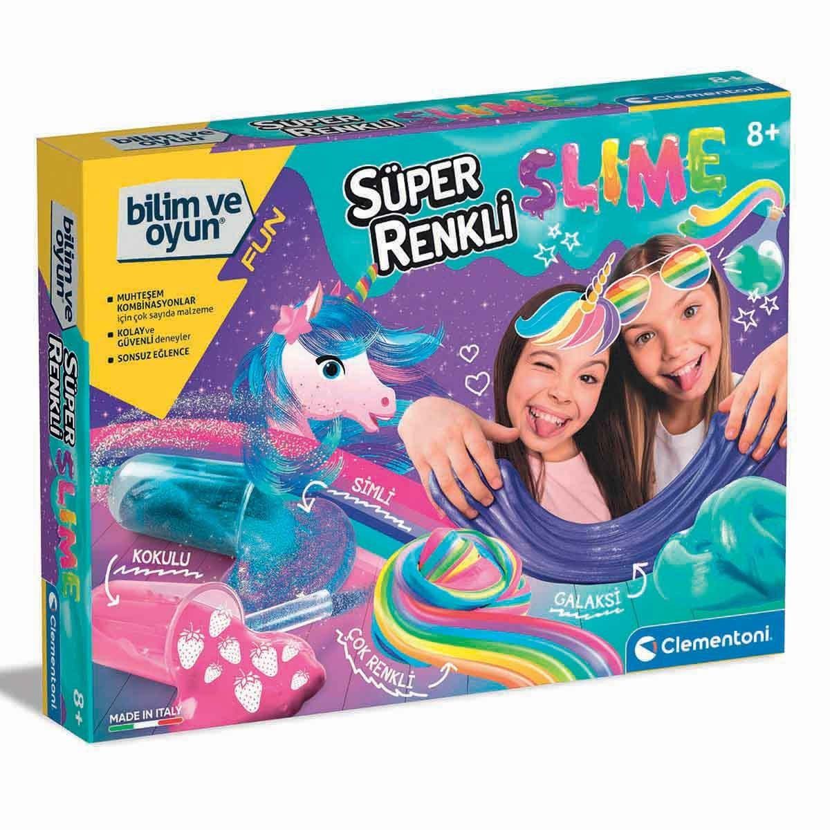64812 Bilim ve Oyun - Süper Renkli Slime +8 yaş