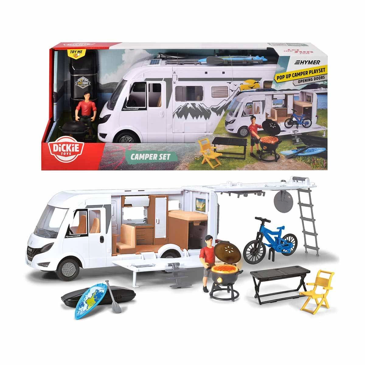 Dickie Işıklı Karavan Kamp Oyun Seti SMB-203837021