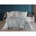 Hobby Çift Kişilik Poplin Nevresim Anabel Turkuaz