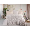 Hobby Çift Kişilik Poplin Nevresim Lola Somon