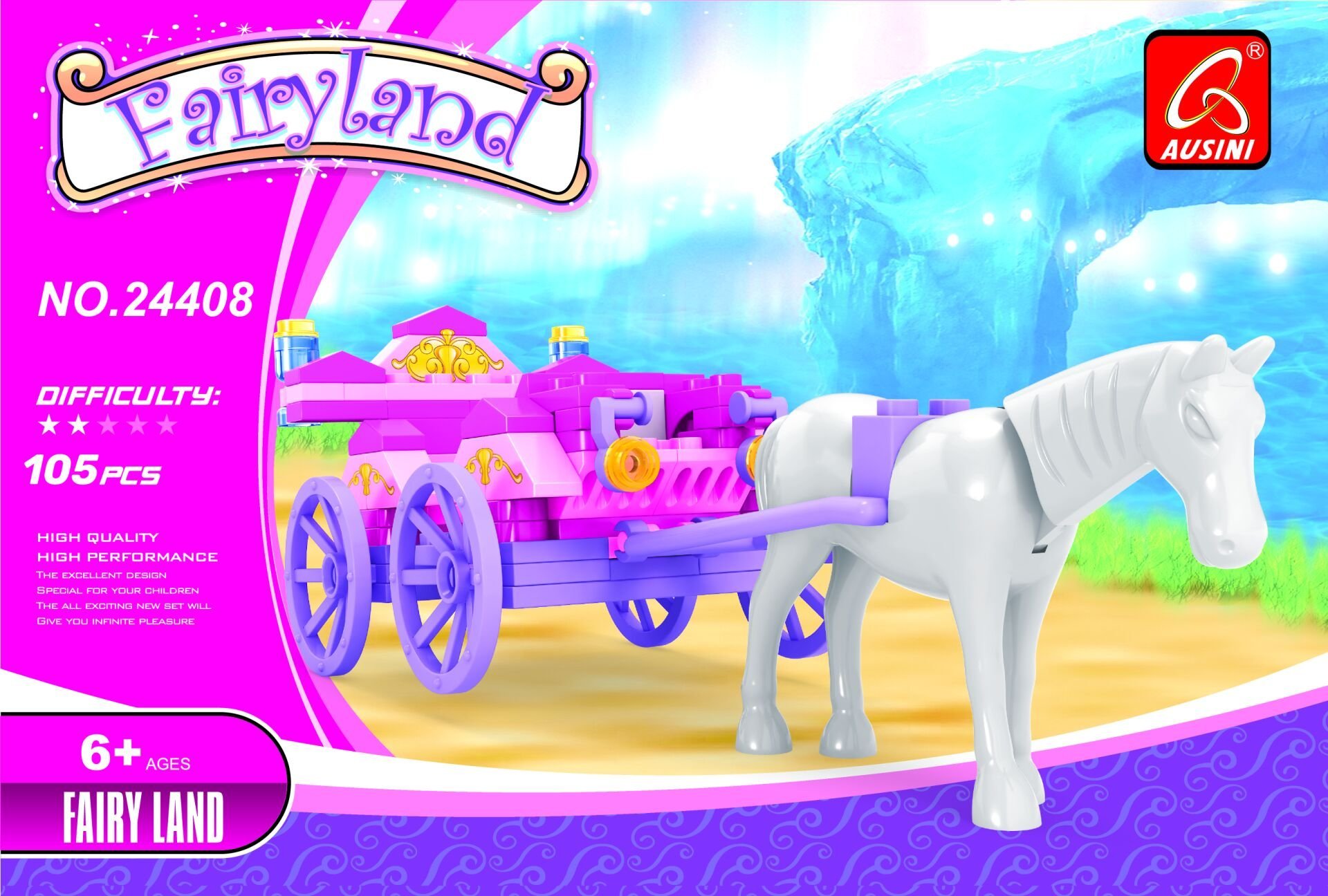 Ausini Fairyland  Parça Atlı Araba