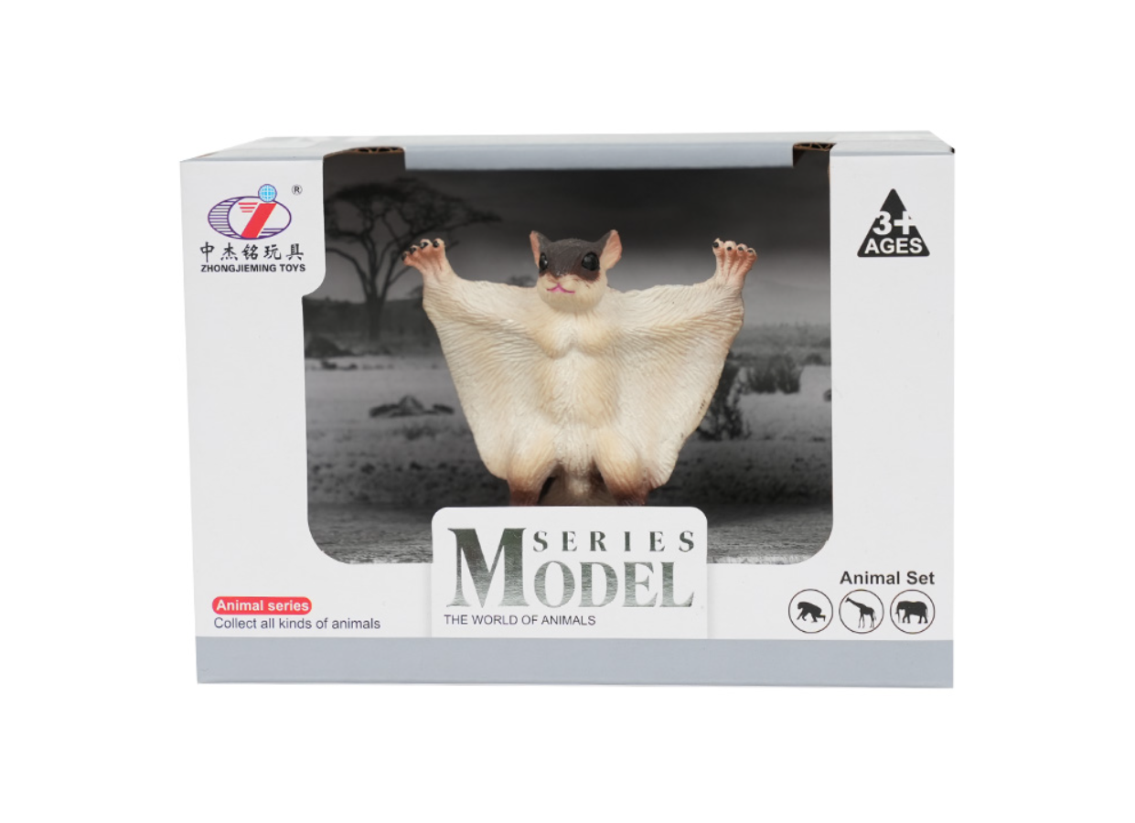 Kutulu Model Figür Hayvan Uçan Sincap