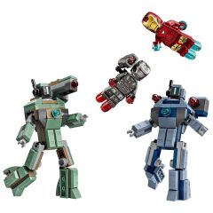 76320 Lego Marvel Iron Man ve War Machine Hammer Dronlara Karşı 204 parça +7 yaş