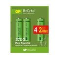GP 2700 mA Şarjlı Kalem Pil 6'lı Paket