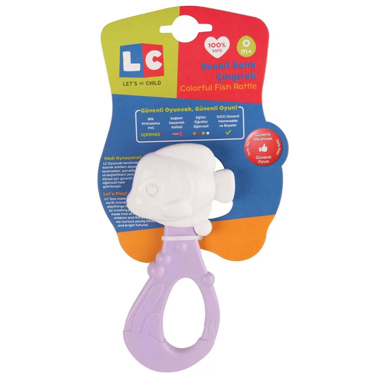 Renkli Balık Çıngırak LC-30934 - Stokta Olan Gönderilir