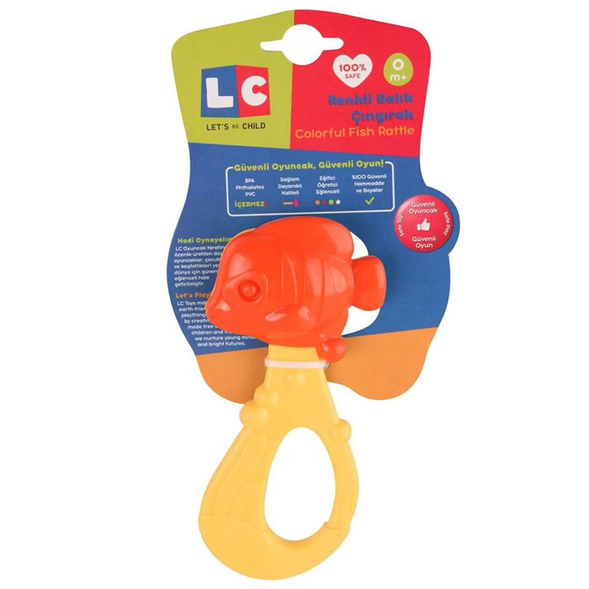 Renkli Balık Çıngırak LC-30934 - Stokta Olan Gönderilir