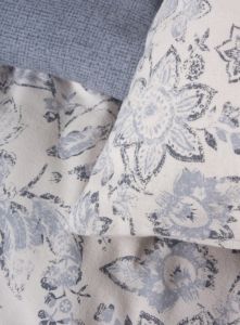 Cotton Box Flanel Nevresim Takımı Çift Kişilik Ruby Antrasit