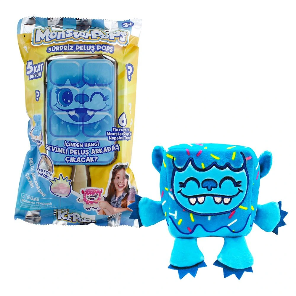 Ice Pops MonsterPops Sürpriz Mini Peluş Canavar