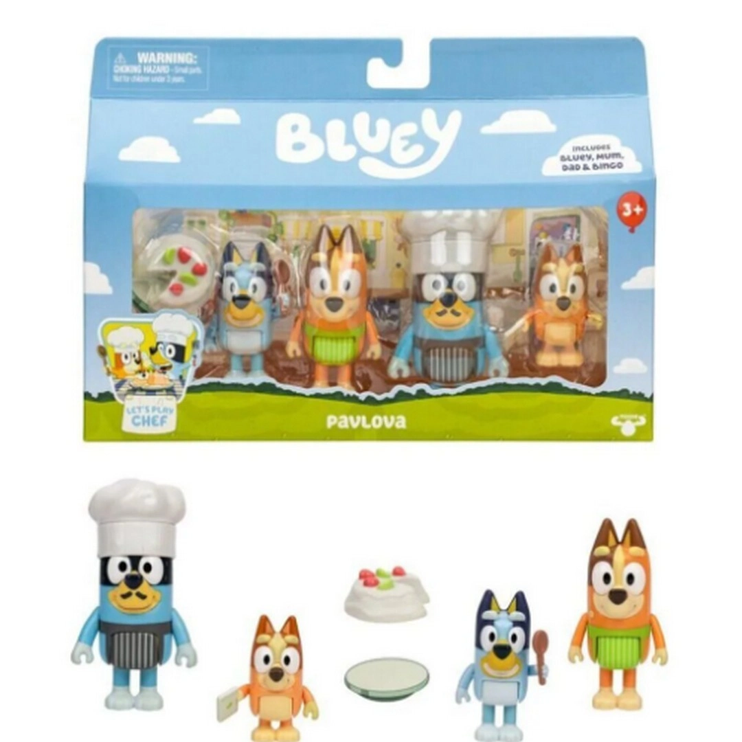 Bluey 4'lü Figür Seti