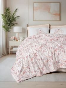 Cotton Box Tek Kişilik Bohem Nevresim Takımı Serava Somon