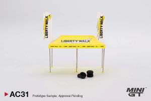 Mini GT 1/64 Paddock Service Tent Set - LB Racing