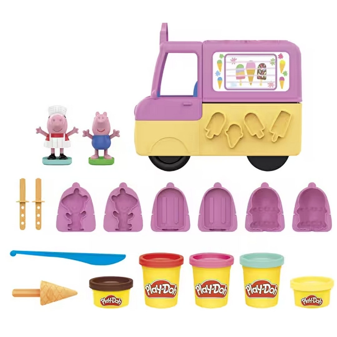 Play Doh Peppa Pig Dondurma Kamyonu Oyun Hamuru Seti