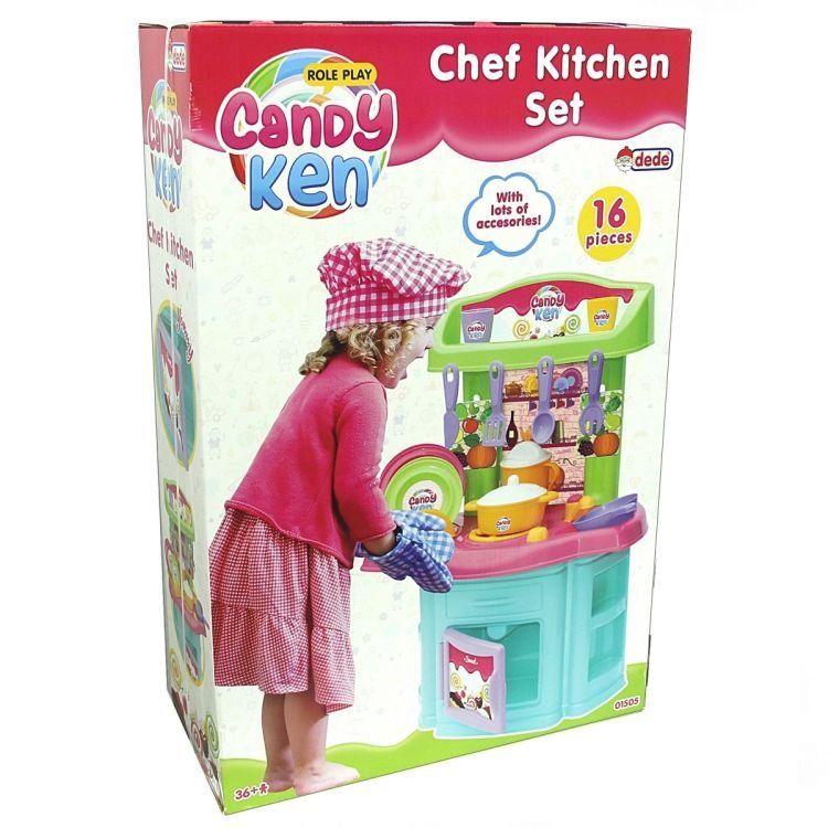 Dede Candy Ken Şef Mutfak Seti - 01505-G887