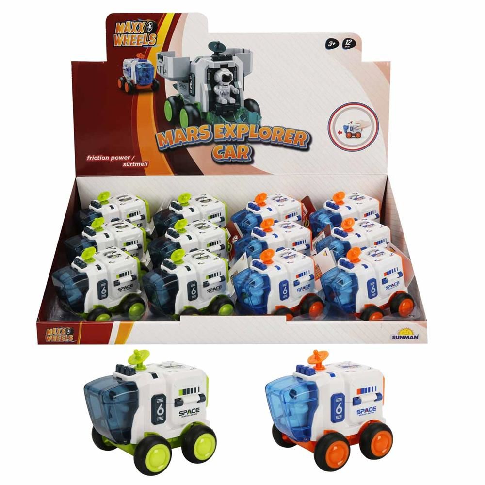 Maxx Wheels Astronotlu Sürtmeli Uzay Aracı - 1 Adet Stokta Olan Gönderilir