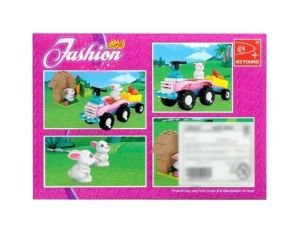 Ausini  Parça Fashion Girls Traktörlü Bahçe Seti