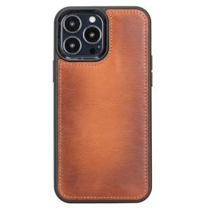 Apple iPhone 13 Pro Max Uyumlu Deri Cüzdanlı Kılıf MWWN RST2EF
