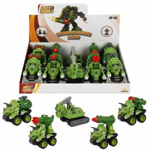 Maxx Wheels Dönüşen Dinozor Araçlar - 1 Adet Stokta Olan Gönderilir