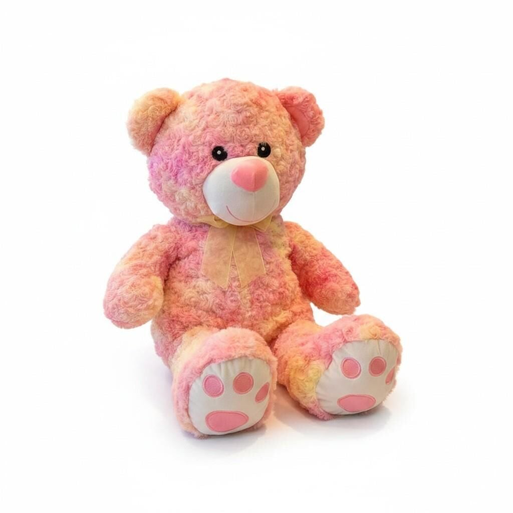 62169 PELUŞ 45CM RENKLİ AYI - STOKTA OLAN RENK GÖNDERİLİR