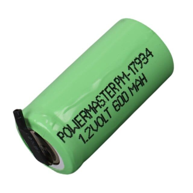 PowerMaster PM-17934 1.2 Volt 600mAh NI-MH 2/3AA Şarj Edilebilir Puntalı 14280 Lityum Pil