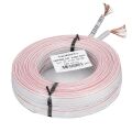 BOTECH 2x0.75mm CCAM 48 Tel Beyaz-Kırmızı Kodlu 100 Metre Hoparlör Ses Kablosu