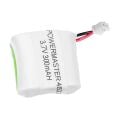 PowerMaster EF-36300S 3.6 Volt 300mAh Ni-MH 3'lü Kısa İnce Telsiz Telefon Pili 31x32x11mm