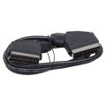 Powermaster PM-2912 Standart 1.2 Metre 7 Mm Tırnaklı Scart Scart Kablo