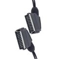 Powermaster PM-2912 Standart 1.2 Metre 7 Mm Tırnaklı Scart Scart Kablo