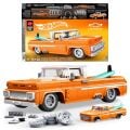 JFT20 Mattel Brick Shop H.W.Elite Serisi - Custom '62 Chevy Pickup 858 parça +10