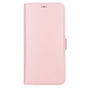 Apple iPhone 13 Pro Max Uyumlu Deri Cüzdanlı Kılıf Toz Pembe