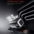 Powerway PD80 80.000mAh 22.5W PD & QC 3.0 Hızlı Şarj Destekli Dijital Göstergeli Powerbank