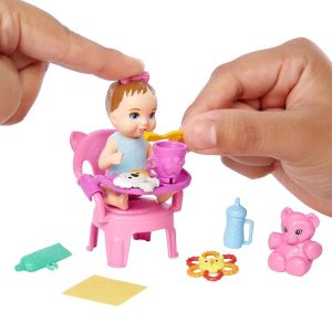 GHV83 Özellikli Minik Bebekler /Barbie Bebek Bakıcısı -1 Adet Stokta Olan Gönderilir