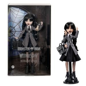 HXJ04 Monster High Wednesday Okul Üniformalı Bebek