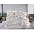 Hobby Tek Kişilik Poplin Nevresim Takımı Penny Taş