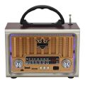 Taşınabilir Klasik AM/FM/SW  Retro Nostaljik Radyo