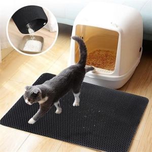 Kedi Tuvalet Önü Kum Toplayıcı Temizleyici Elekli - Stokta Olan Renk Gönderilir