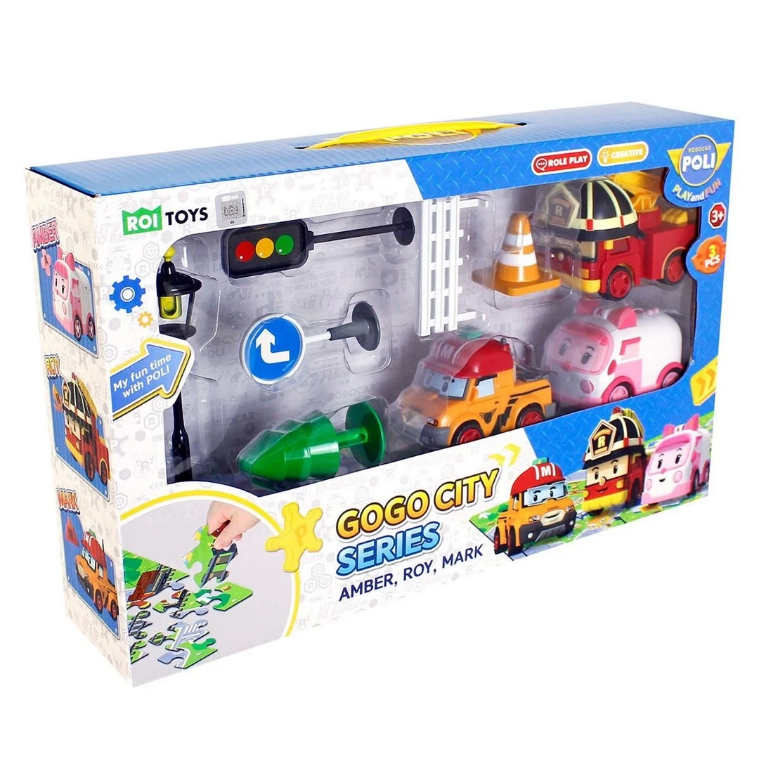 Robocar Poli Gogo City Series Oyun Seti - POLI/ZR-913