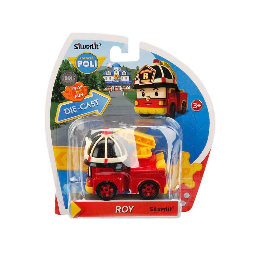 Robocar Poli Metal Araç Karakter Figür Roy -POLI/MRT-0601