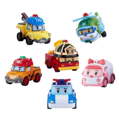 Robocar Poli Gogo Rescue Deluxe 6'lı Set -POLI/ZR-914