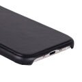 Apple iPhone 17 Air için, Hakiki Deri, El Yapımı Kılıf, Magsafe ile uyumlu, İç Yüzeyi Kadife, Kömür Siyah