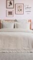 Şaheser Home Collection Yatak Örtüsü Çift Kişilik Cassie Krem